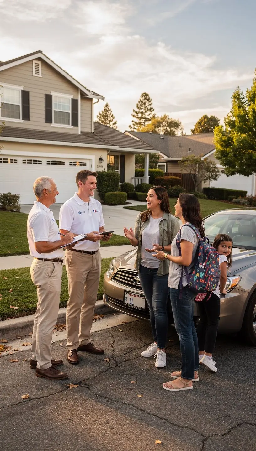 Графическое представление полиса страхования автомобиля с изображением различных уровней покрытия.