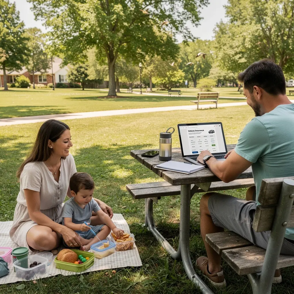 Дорожный знак, указывающий на наличие страхового покрытия