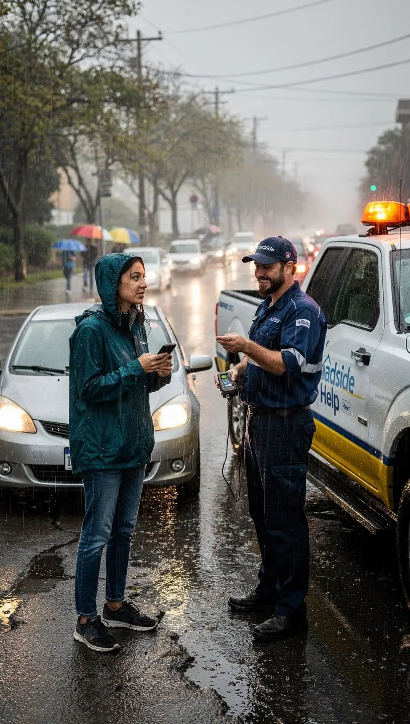 Сотрудник страховой компании, помогающий клиенту с подачей иска.